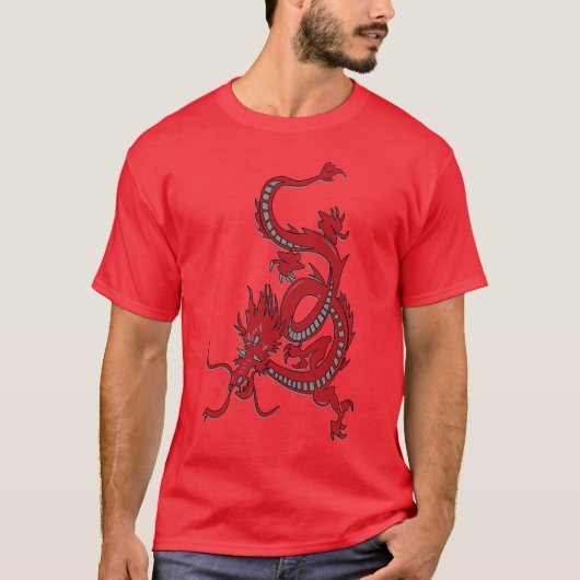 T-shirt Dragon chinois - Année du dragon (Devant)