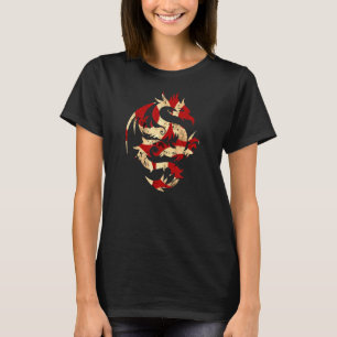 T-shirt Dragon chinois Asiatique Firedrake Flying Creature