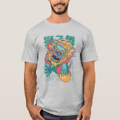T-shirt Dragon chinois de chien (Devant)