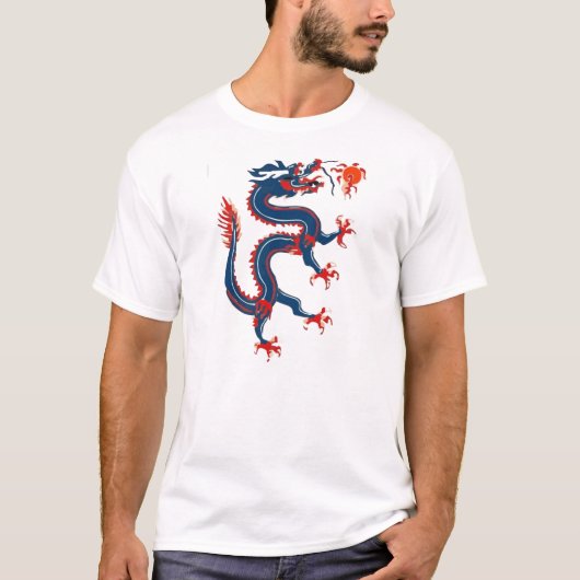 T-shirt Dragon chinois du Nouvel An (Devant)