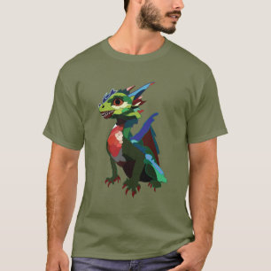 T-shirt Dragon coloré