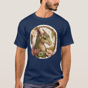T-shirt Dragon Cottagecore Mignon Fantastique Anime Animal
