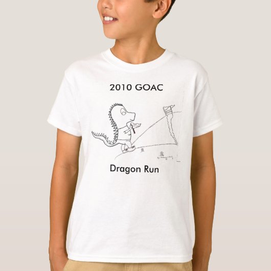T-shirt Dragon couru # 2, 2010 GOAC (Devant)