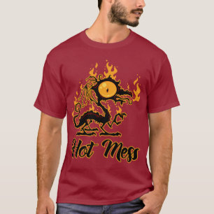 T-shirt Dragon Crise Mess Hot Mess