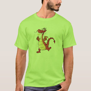 T-shirt Dragon de bande dessinée ; Vert
