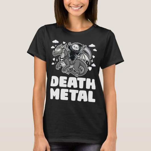 T-shirt Dragon de Death Metal (Devant)