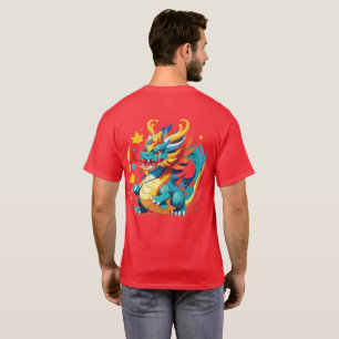 T-shirt Dragon de dessin impressionnant