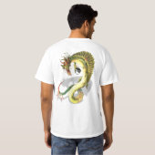 T-shirt dragon de donna (Dos entier)