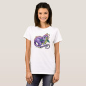 T-shirt Dragon de fée d'arc-en-ciel de "Draco" (Devant entier)
