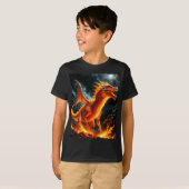 T-shirt Dragon de feu (Devant entier)
