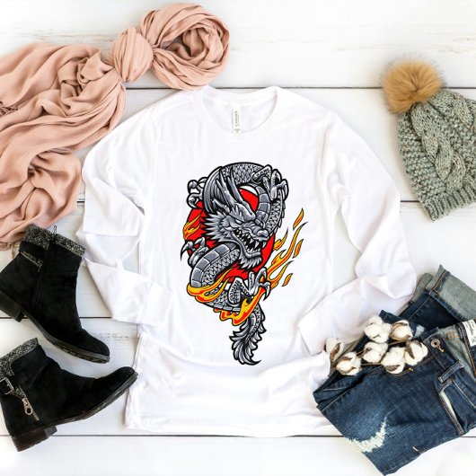 T-shirt Dragon de feu