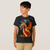 T-shirt Dragon de feu et de glace (Devant entier)
