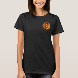 T-shirt Dragon de feu orange ardent Cadeau pour hommes