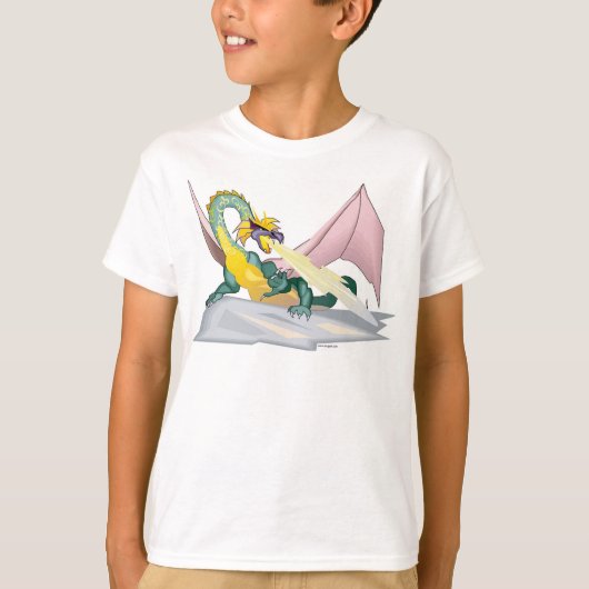 T-shirt Dragon de glace (enfant) (Devant)