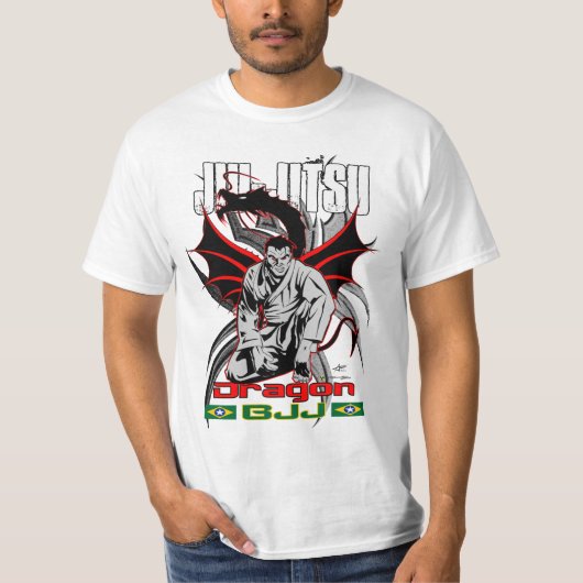 T-shirt Dragon de Jiu-Jitsu - 1 (Devant)