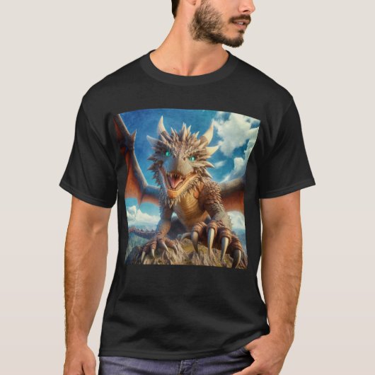 T-shirt Dragon de la montagne (Devant)