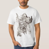 T-shirt Dragon de magicien (Devant)