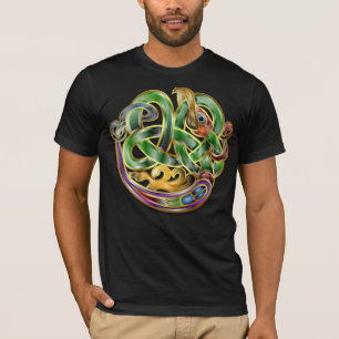 T-shirt Dragon de noeud d'art celtique