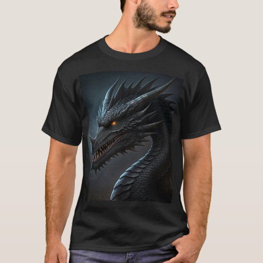 T-shirt Dragon de qualité 4k (Devant)