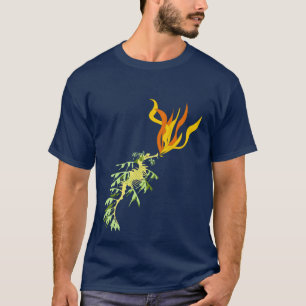 T-shirt Dragon de respiration de mer du feu