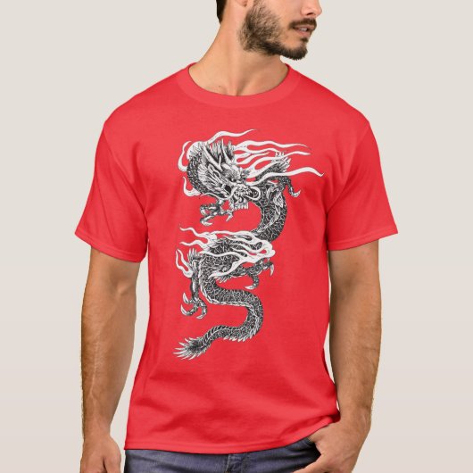 T-shirt Dragon de singularités (Devant)