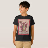 T-shirt Dragon de spaghetti de vol (Devant entier)