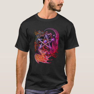 T-shirt Dragon de style Art Nouveau Pentacle ~shirt