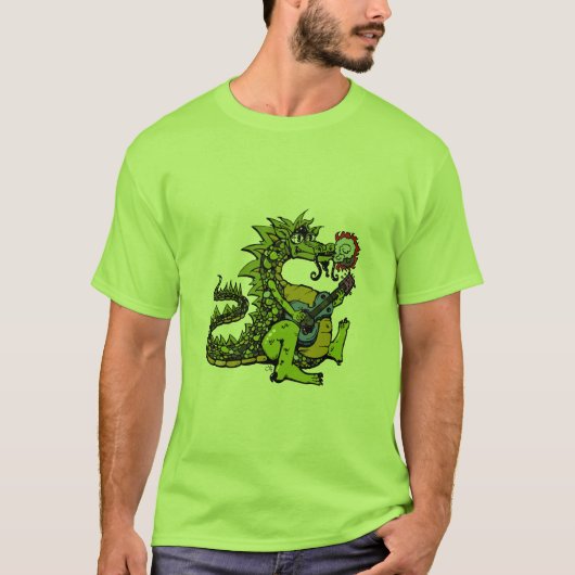 T-shirt Dragon de tapotements (Devant)