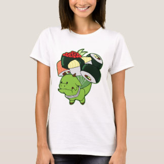 T-shirt Dragon de vol avec des ballons de sushi