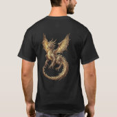 T-shirt Dragon d'or (Dos)