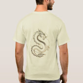 T-shirt Dragon d'Or Asie (Dos)