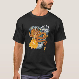 T-shirt Dragon d'Or - Audacieuse esthétique urbaine