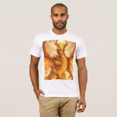 T-shirt Dragon d'or de Molten - Masterpie d'Imaginaire lég (Devant entier)