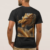 T-shirt dragon doré (Dos)