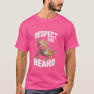 T-shirt Dragon Drôle Respecte Le Lizard De Barbe Et