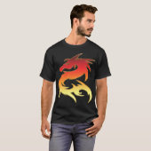 T-shirt Dragon du feu de KRW (Devant entier)