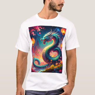 T-shirt Dragon du jardin