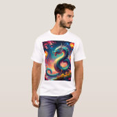 T-shirt Dragon du jardin (Devant entier)