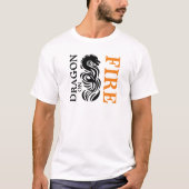 T-shirt Dragon en feu (Devant)