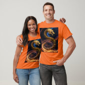T-shirt Dragon en feu - Lancer l'enfer (Unisexe)