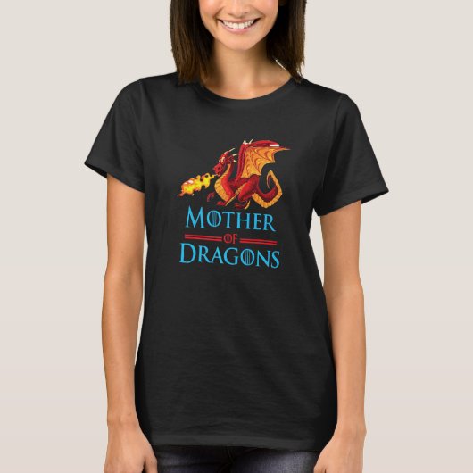 T-shirt Dragon épées feu mystérieux (Devant)
