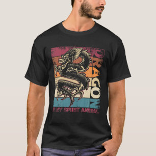 T-shirt Dragon Est Mon Esprit Animal Imagine Dragons Vin