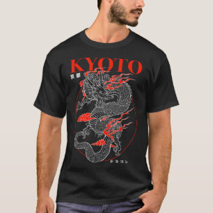 T-shirt Dragon esthétique japonais Tokyo Japon Asiatique 8