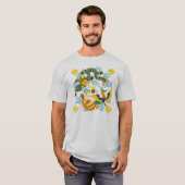 T-shirt Dragon et art de Chinois de Phoenix (Devant entier)