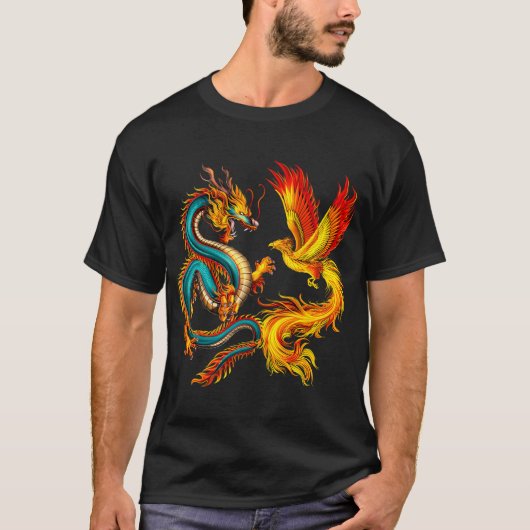 T-shirt Dragon et Phénix (Devant)