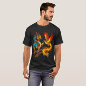 T-shirt Dragon et Phénix (Devant entier)