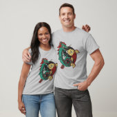 T-shirt Dragon Et Poisson Yang (Unisexe)