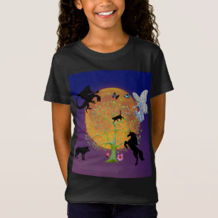T-Shirt Dragon Fairy Unicorn Imaginaire magique Arbre et L