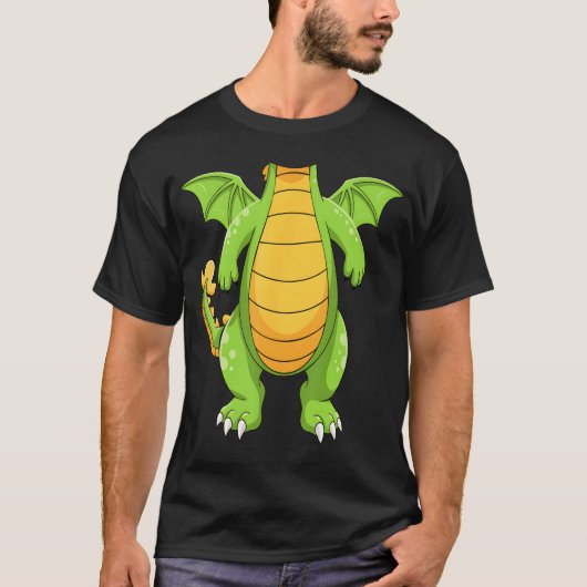 T-shirt Dragon Green Dragon - créatif (Devant)