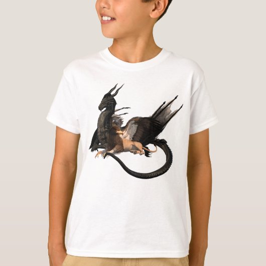 T-shirt Dragon Griffin Bêtes Mythologiques (Devant)